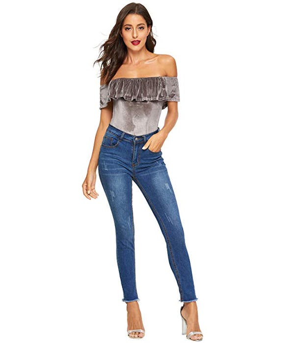 Verdusa Ruffled Bodysuit