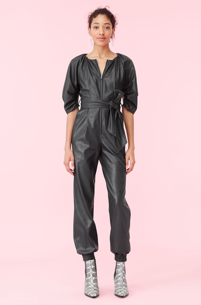 Vegan Leather Jumpsuit