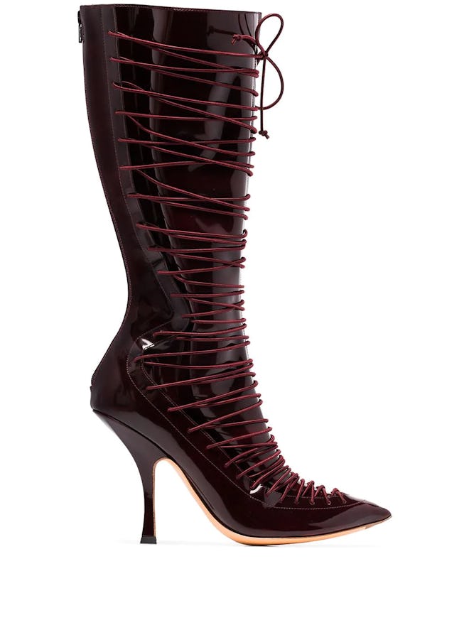 Lace-Up 100mm Boots