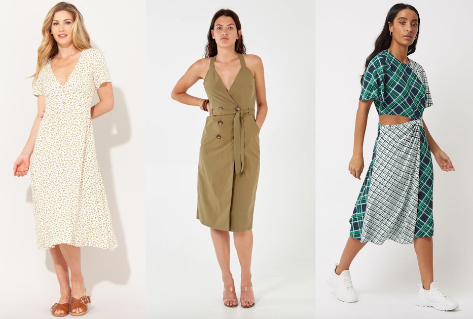 7 Best Supermarket Midi Dresses Under £40, Because You *Need* These In ...