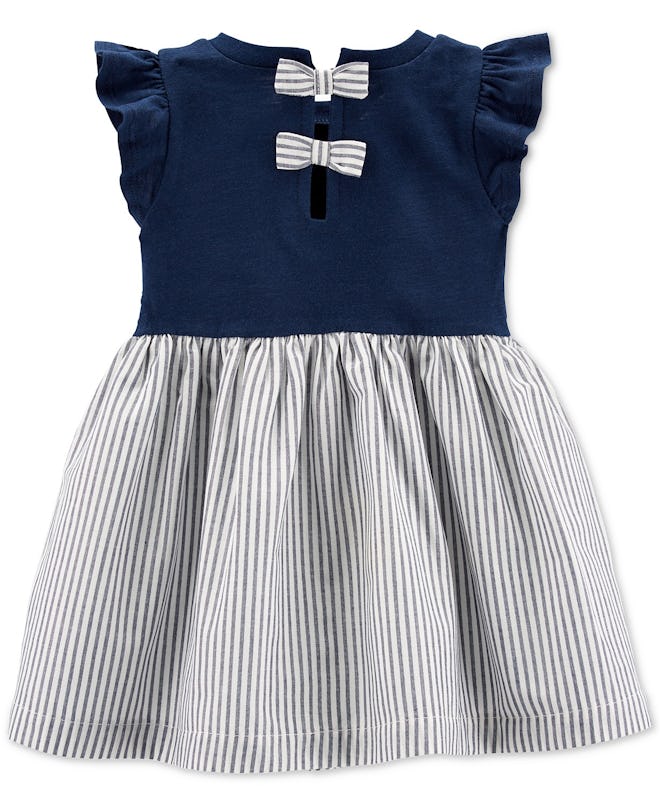 Baby Girls Cotton Striped Skirt Dress