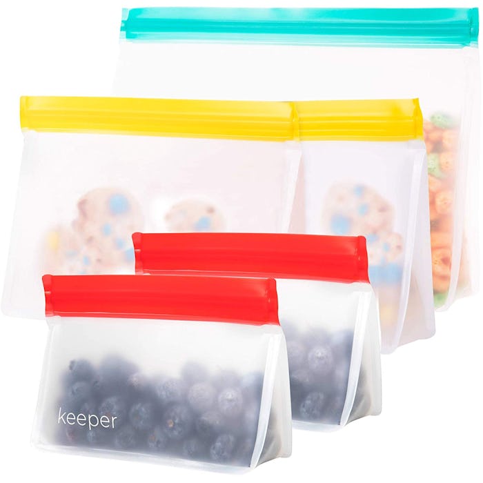 Keeper Life Reusable Snack Bags (5-Piece Set) 
