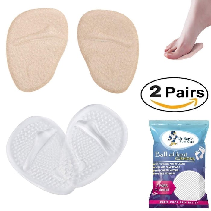 Dr. Eagle Foot Care Medical Gel Forefoot Shoe Insole (2 Pairs)