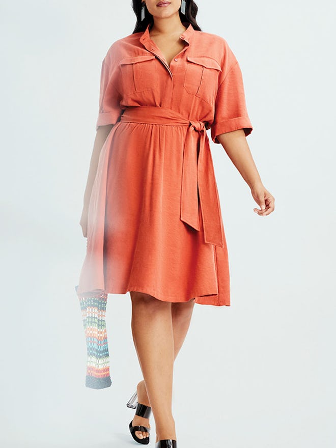 Fit and Flare Utility Dress