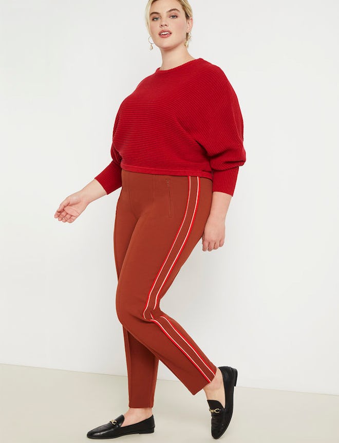 Pintuck Trouser with Side Stripe