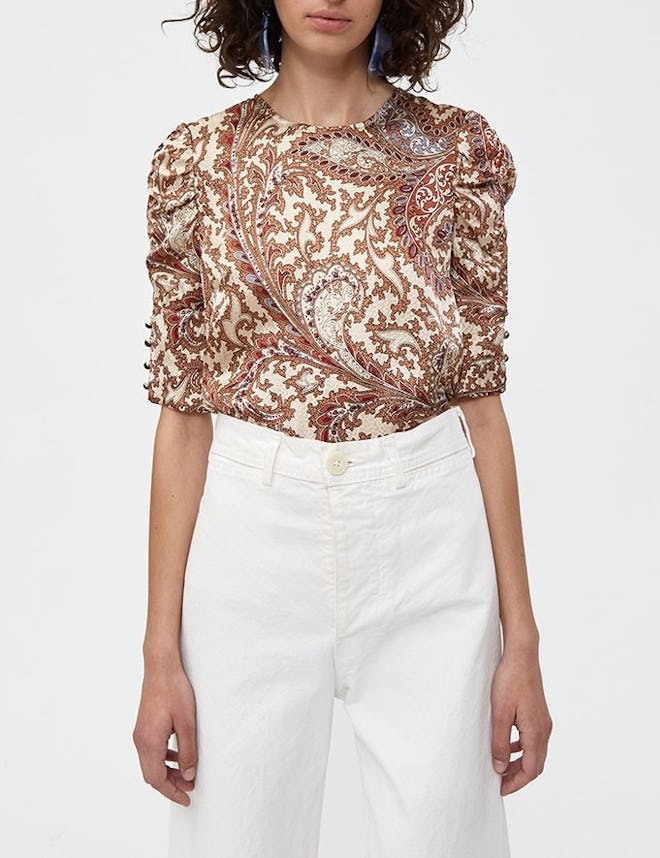 Maryvonne Paisely Blouse
