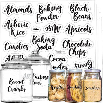 Talented Kitchen Pantry Labels 
