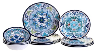 Certified International Talavera Melamine Dinnerware Set (12 Pieces)