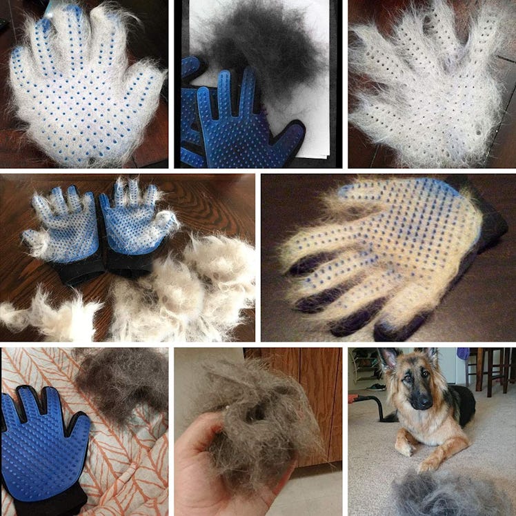 DELOMO Pet Grooming Gloves