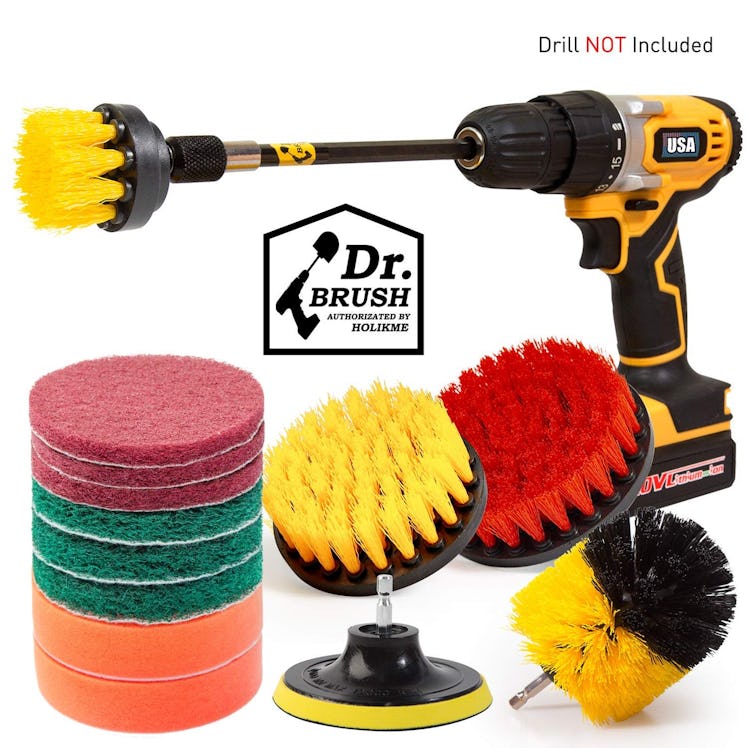 Holikme Drill Brush Attachment Set (14-Piece)