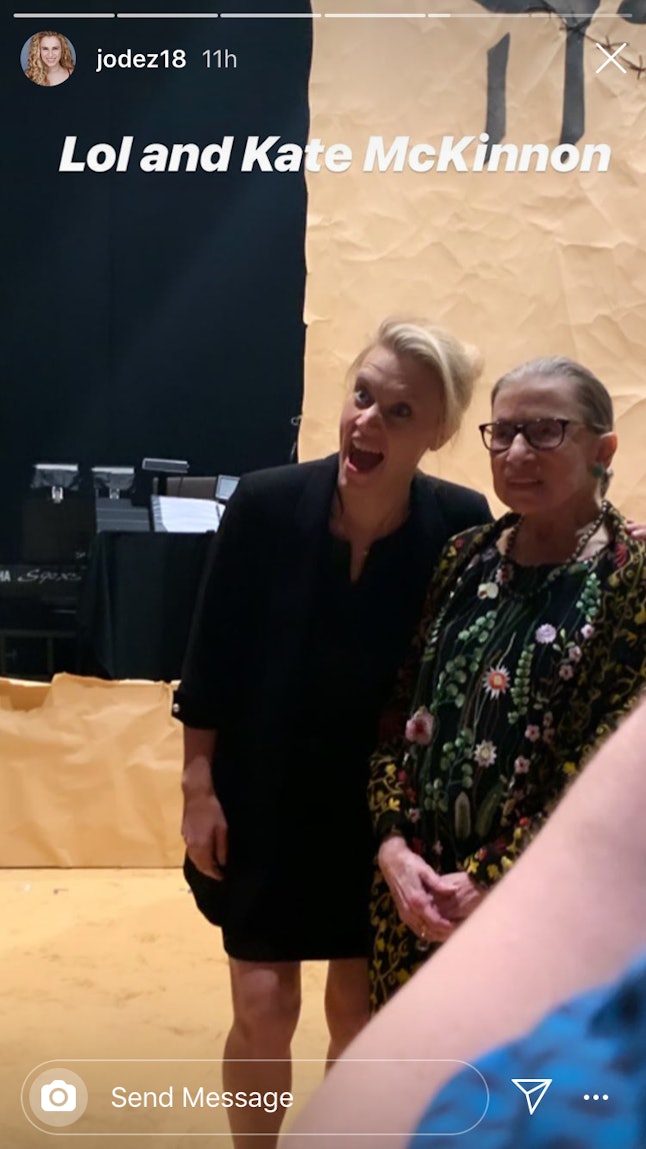 Kate Mckinnon And Ruth Bader Ginsburg Finally Met And The Photos Are Iconic