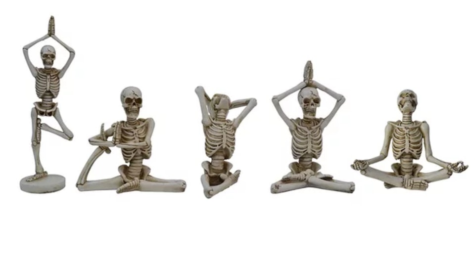 Michaels Yoga Skeletons Are Your Ghoulish Gurus This Halloween