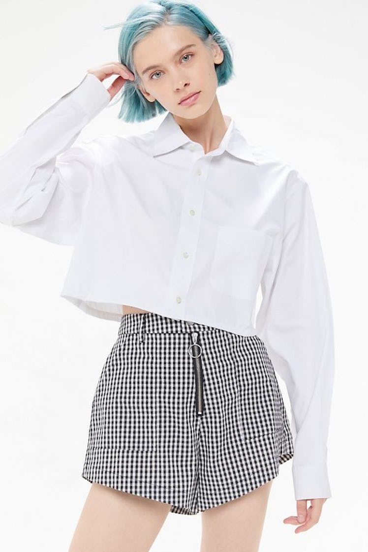Urban Renewal Recycled Cropped Button-Down Shirt