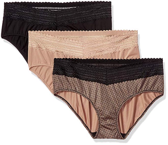 Warner's Women's Blissful Benefits Lace Hipster Panties (3-Pack)