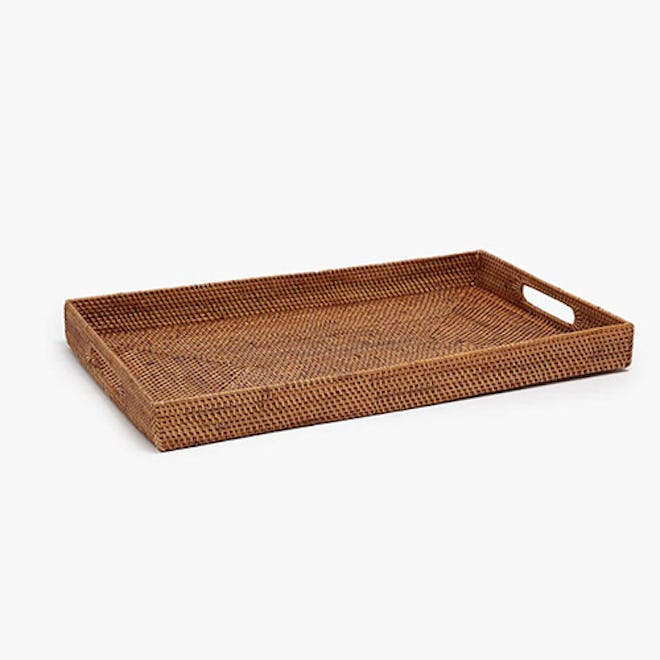 Rectangular Rattan Tray