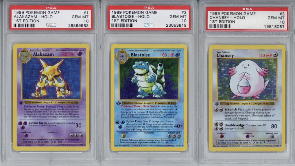 Pokemon Card Set In Mint Condition Sells For Over 100 000
