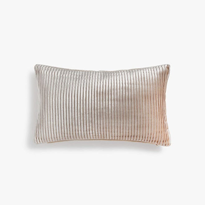 Pleated Velvet Cushion Cover 