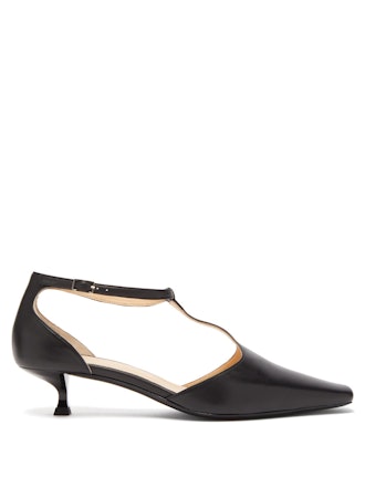 Bella Leather Mary Jane Pumps
