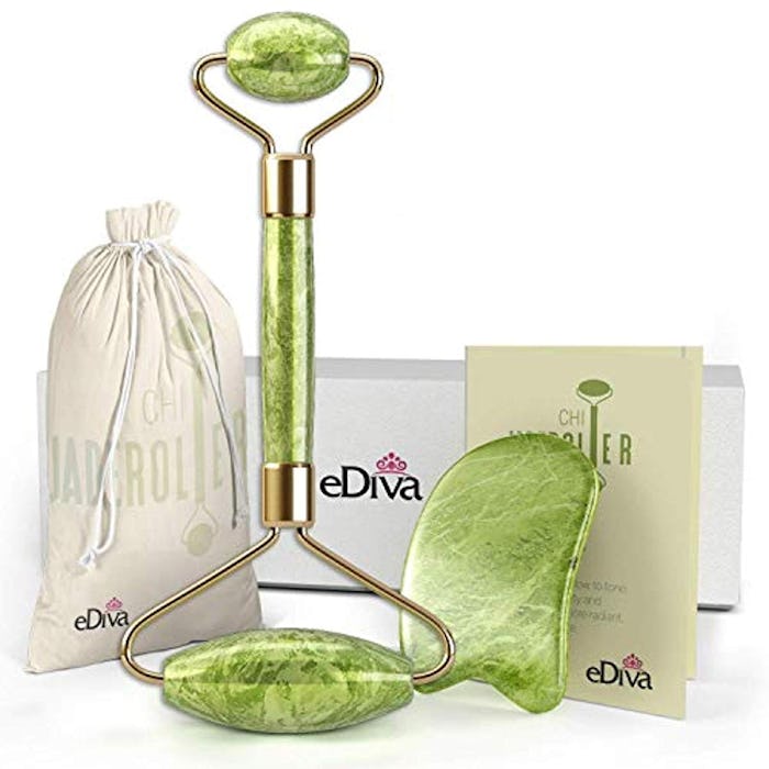 eDiva Jade Roller and Gua Sha Tool