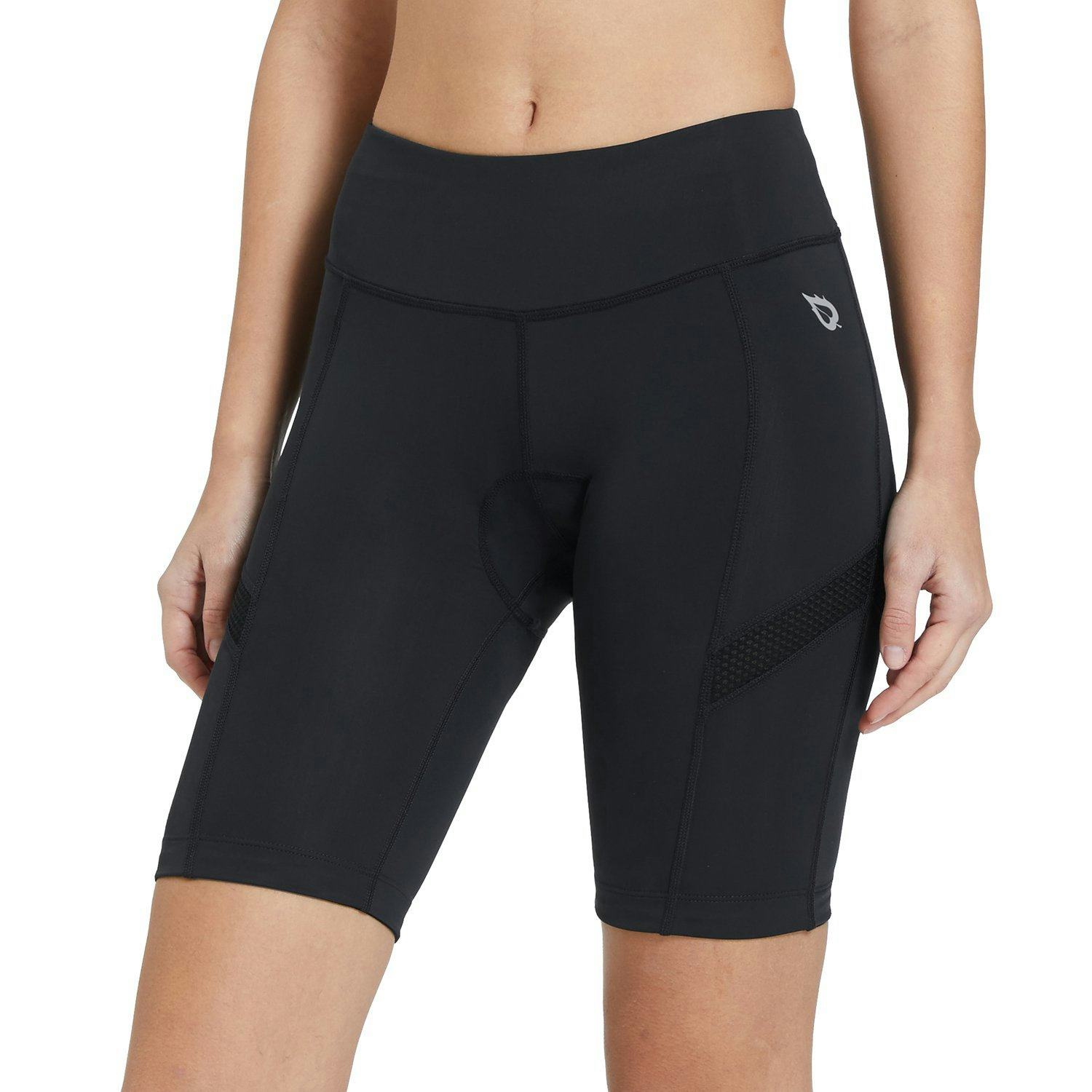 terry padded bike shorts