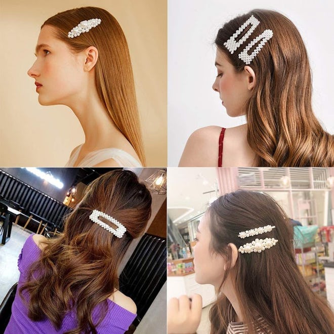 J-MEE Pearl Hair Clips (4 Pieces)