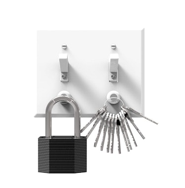KeySmart Magnetic Key Rack (6 Magnets)