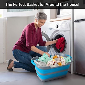 Stylin' Home Collapsible Laundry & Storage Basket (2 Pack)