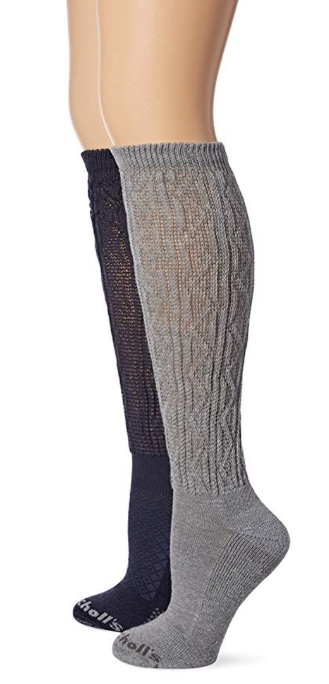 These textured compression socks are supportive, but also look cute.