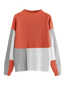 Milumia Pullover Color Block Sweater