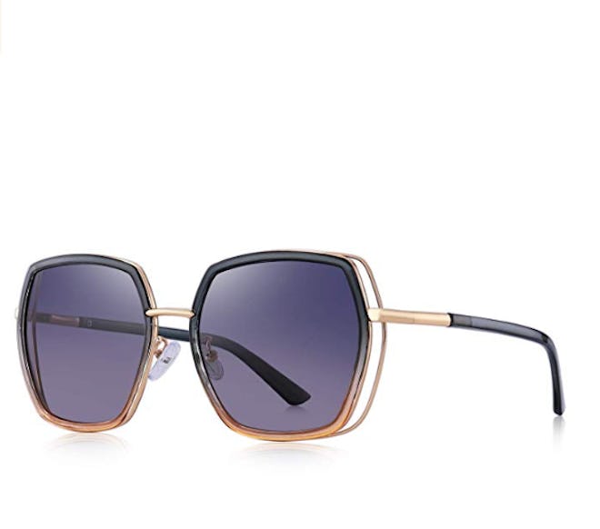 OLIEYE Oversized Square Polarized Sunglasses 