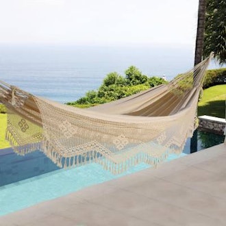 Cotton Ecru Fabric Hammock from Brazil