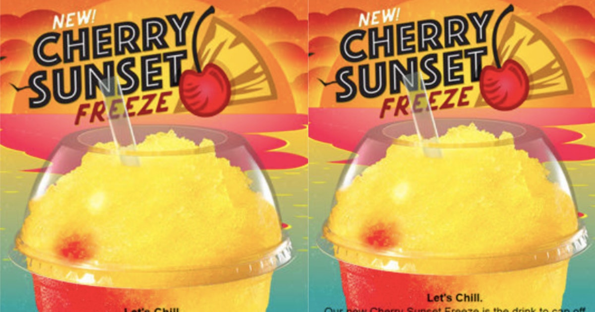 Taco Bell Just Launched A Sunset Freeze That Tastes Like Vacation