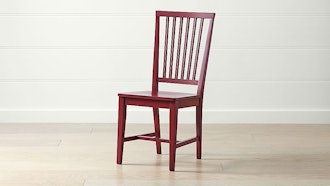 Village Red Wood Dining Chair