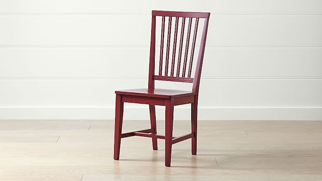 Village Red Wood Dining Chair