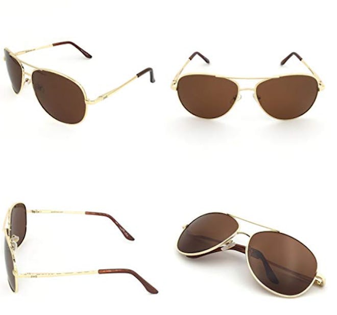 J+S Premium Military Style Classic Aviator Sunglasses