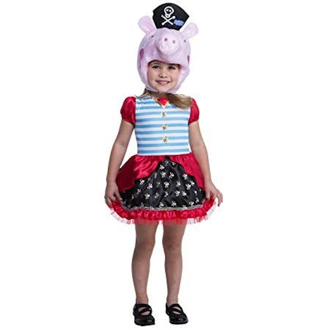 Peppa Pig Pirate Costume, 3-4T