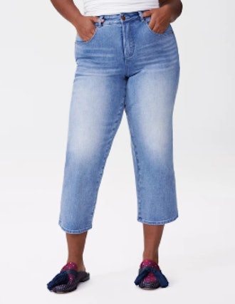 Bae Boyfriend Crop Jeans in Light Blue