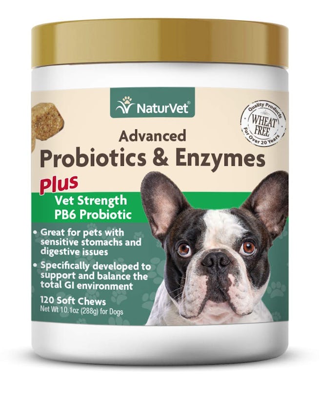 NaturVet Advanced Probiotics & Enzymes (120 Count)