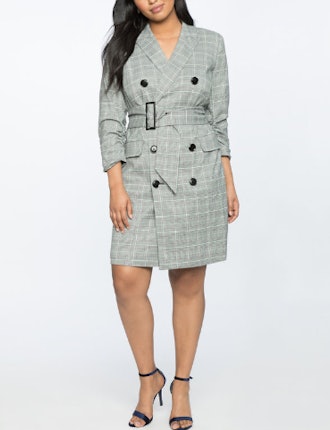 Double Breasted Blazer Dress