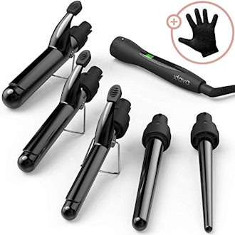 5 in 1 Professional Curling Iron and Wand Set