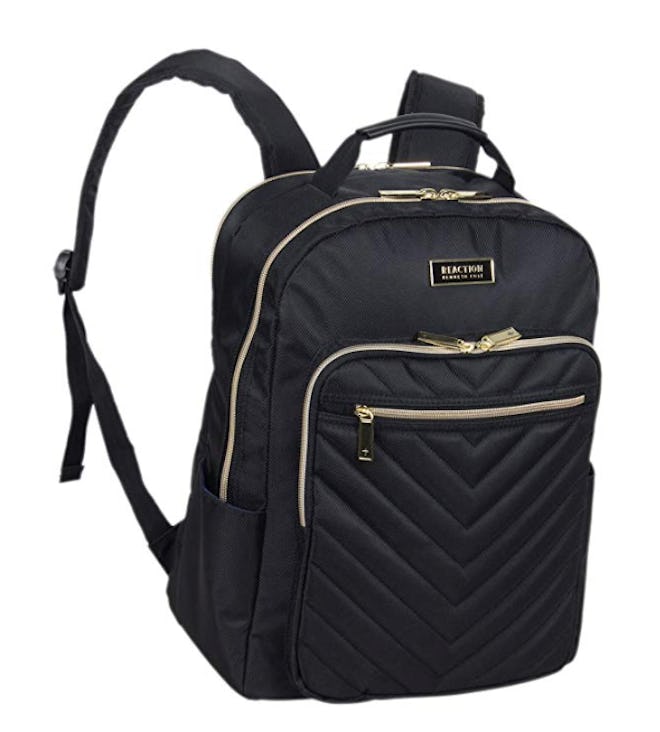 Kenneth Cole Reaction Chevron Quilted Laptop Backpack 