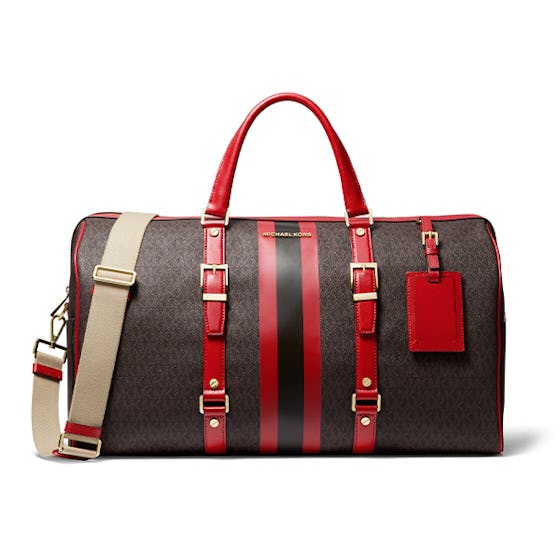 Bedford Travel Extra-Large Logo Stripe Weekender Bag
