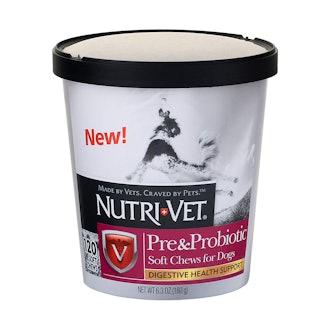 Nutri-Vet Pre And Probiotic Soft Chew, 2-Pack (120 Count Each)