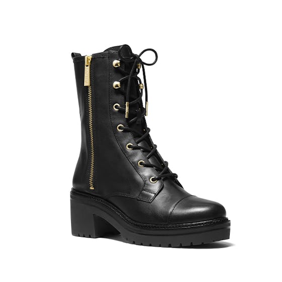 Anaka Leather Combat Boot