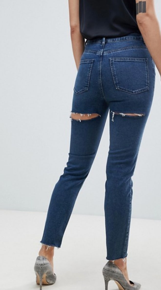 ASOS DESIGN Recycled Farleigh High Waisted Slim Mom Jeans