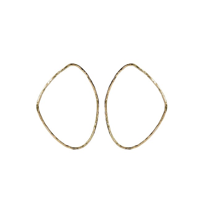 SOKO X Reformation Hammered Maxi Sabi Outline Earrings