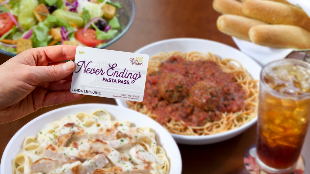 Here S How To Get A 2019 Olive Garden Pasta Pass For Never Ending
