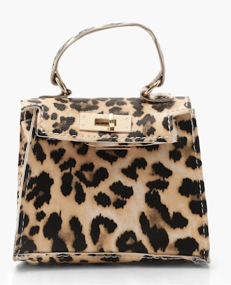 Leopard Micro Mini Grab Bag