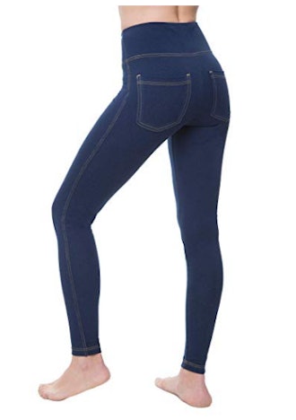 NIRLON Jeggings for Women High Waist Tummy Control Jean Leggings 