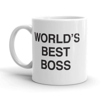 The Office World's Best Boss Mug White